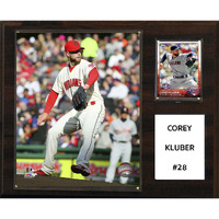 C&I Collectables MLB Cleveland Indians Corey Kluber Player Plaque, 12 x15