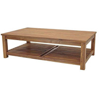 Ne Pacific Direct Tiburon Coffee Table ,Solid Acacia Wood,Amber Bron