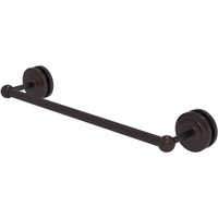 Allied Brass QN-41-SM-18 Que 18 Inch Shower Door Towel Bar, Antique Bronze