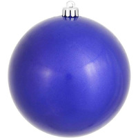 Vickerman 394083 - 6  Colbalt Blue Candy Ball Christmas Tree Ornament (4 pack) (N591522DCV)