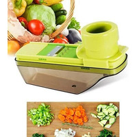 Veggie Lover's Compact Palm Sized Veggie Slicer And Mini Grater