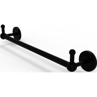 Allied Brass P1000-41-36-PEG Prestige Skyline Collection 36 Inch Integrated Hooks Towel Bar, 36 , Matte Black