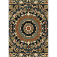 Next Generation Indo China Indoor Area Rug - 5'3  x 7'6  Multicolor, Transitional Abstract Design, Stain-Resistant, Easy to Clean, Durable Rug for Living Room, or Bedroom Home Decor