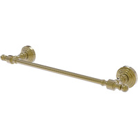 Allied Brass RW-31/18 Retro Wave Collection 18 Inch Towel Bar, Unlacquered Brass