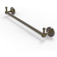 Allied Brass SL-41-18-PEG Shadwell Collection 18 Inch Integrated Hooks Towel Bar, 18 , Antique Brass