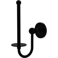 Allied Brass SL-24U-BKM Shadwell Collection Upright Tissue Toilet Paper Holder, Matte Black