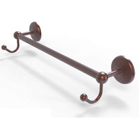 Allied Brass PMC-41-18-HK Prestige Monte Carlo Collection 18 Inch Integrated Hooks Towel Bar, 18 , Antique Copper