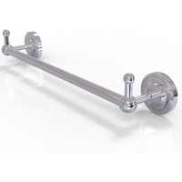 Allied Brass PR-41-36-PEG Prestige Regal Collection 36 Inch Integrated Hooks Towel Bar, 36 , Polished Chrome