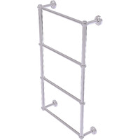 Allied Brass DT-28T-36 Dottingham Collection 4 Tier 36 Inch Ladder Twisted Detail Towel Bar, Polished Chrome