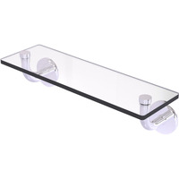 Allied Brass RM-1-16-PC Remi Collection 16 Inch Glass Vanity Beveled Edges Shelf, Polished Chrome