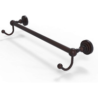 Allied Brass DT-41-30-HK Dottingham Collection 30 Inch Integrated Hooks Towel Bar, 30 , Venetian Bronze