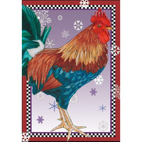 Pipsqueak Productions C602 Rooster Farm Christmas Boxed Cards - Pack of 10