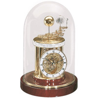 Hermle 22836072987 Astrolabium Mantel & Table Clock - Mahogany