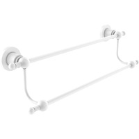 Allied Brass AP-72/30 Astor Place Collection 30 Inch Double Towel Bar, Matte White