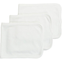 Baby Burpcloth With White Trim (Pack of 3)