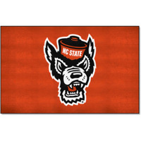 FANMATS 23971 NC State Wolfpack Ulti-Mat Rug - 5ft. x 8ft. | Sports Fan Area Rug, Home Decor Rug and Tailgating Mat - Wolf Head Primary Logo