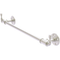 Allied Brass P-250-24-TBHK Pipeline Collection 24 Inch Integrated Hooks Towel Bar, Satin Nickel