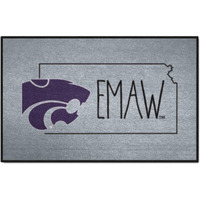 FANMATS 21132 NCAA - Kansas State Wildcats Southern Style Starter Mat Accent Rug - 19in. x 30in. | Sports Fan Home Decor Rug and Tailgating Mat