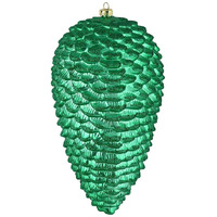 Vickerman 526569-10  Seafoam Matte Glitter Pine Cone Christmas Tree Ornament (2 pack) (N187344D)