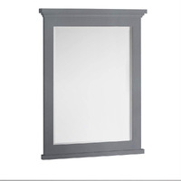 Fresca Windsor 30  Gray Textured Bathroom Mirror