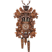 Hermle Schwarzwald Wood 17 1/2  H Cuckoo Wall Clock