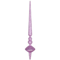 18  Orchid Glitter Cupola Finial 2/Bag