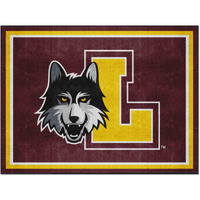 FANMATS 24510 Loyola University Chicago 8ft. x 10 ft. Plush Area Rug