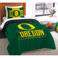 Northwest NCAA Oregon Ducks Modern Take Twin Comforter Set #55112784