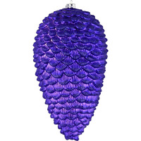 Vickerman Purple Pinecone Ornament