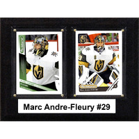 C & I Collectibles NHL 6 x8  Marc Andre-Fleury Las Vegas Golden Knights To Card Plaque