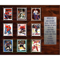 C & I Collectibles NHL 15 x18  Patrick Roy Montreal Canadiens Career Stat Plaque