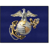 FANMATS 25141 U.S. Marines All-Star Rug - 34 in. x 42.5 in. Military Area Rug, Home Decor Rug and Tailgating Mat