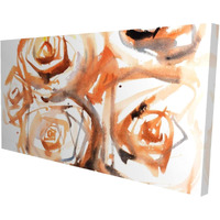 Begin Sepia Style Abstract Roses Bundle - Print on Canvas Edition