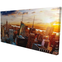 Begin City of New York by Dawn - Print on Canvas Edition