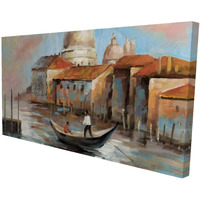 Begin Two EUROPEANS ON A Gondola - Print on Canvas Edition