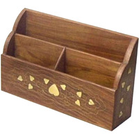 INDIA OVERSEAS TRADING CORP Inlaid Wooden Letter Shelf