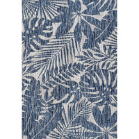 Novogratz by Momeni Villa Salerno Blue Indoor/Outdoor Area Rug 3'3  X 5'