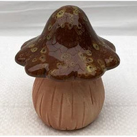 Bonsai Boy e3490 4.5 in. Miniature Ceramic Mushroom Figurine