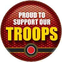 The'Proud to Support Our Troops Button