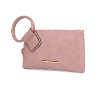 MKF Collection by Mia K. MKF-WOS101PK Simone Clutch & Wristlet, Pink