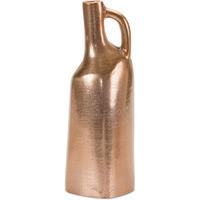 Melrose International Copper Metal Bottle Vase 12  H