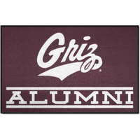 FANMATS 32967 NCAA - University of Montana Starter Mat Accent Rug - 19in. x 30in. Alumni Starter Mat| Sports Fan Home Decor Rug and Tailgating Mat