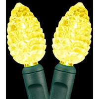 Kellogg Plastics 1.5 in. Holiday & Christmas Indoor & Outdoor LED- Warm White - Pinecone