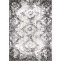 Cloud 19 Zahra Indoor Area Rug - 5'3  x 7'6  Natural, Transitional Solid Design, Stain-Resistant, Easy to Clean, Durable Rug for Living Room, or Bedroom Home Decor