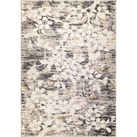 Orian Rugs Studio Asian Garden - 7'10  x 10'10  Rectangle in Gray, Contemporary Style Indoor Home Decor, Floral Pattern, Plush Area Rug