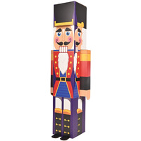 Beistle Three Dimensional Cardboard Large Nutcracker Decorations Photo Prop for Christmas Party Dcor