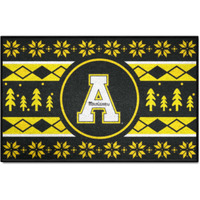 FANMATS 36664 NCAA - Appalachian State Mountaineers Holiday Sweater Starter Mat Accent Rug - 19in. x 30in.| Sports Fan Home Decor Rug and Tailgating Mat