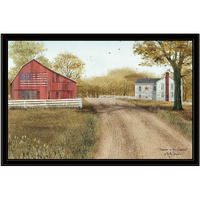 Summer In The Country 6 Black Framed Print Wall Art