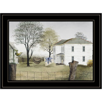 Spring Cleaning 2 Black Framed Print Wall Art