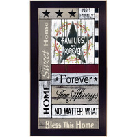 Families Are Forever 3 Black Framed Print Wall Art